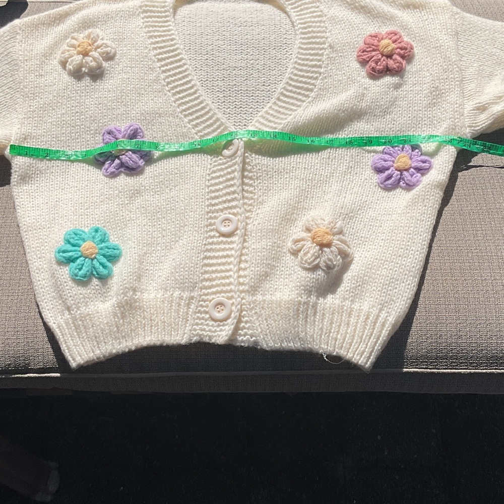 Floral Knit Cardigan - Picture 5 of 7